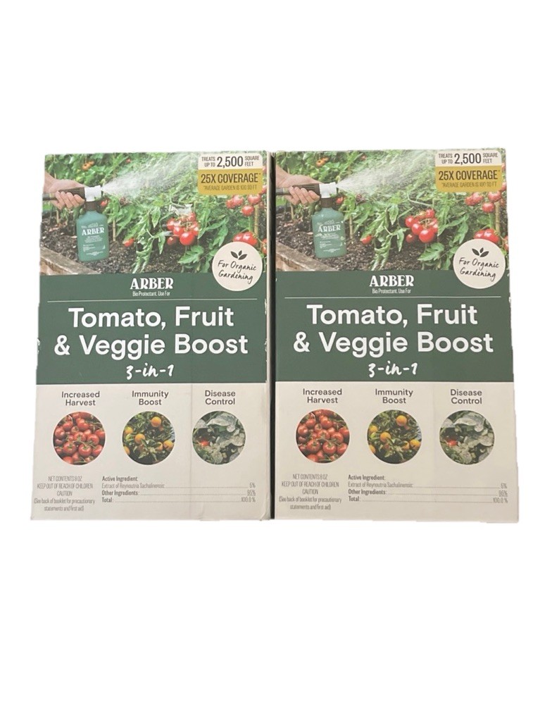 Arber Organic Fruit & Veggie 3-in-1 Boost and Ready to Spray Care Fertilizer 8oz