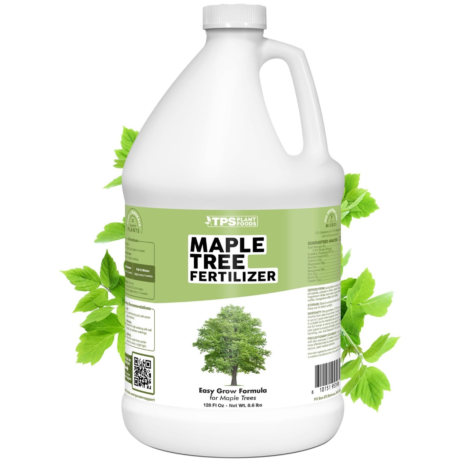 Liquid Maple Tree Fertilizer – Plant Food for Vibrant Leaves, 1 Gallon