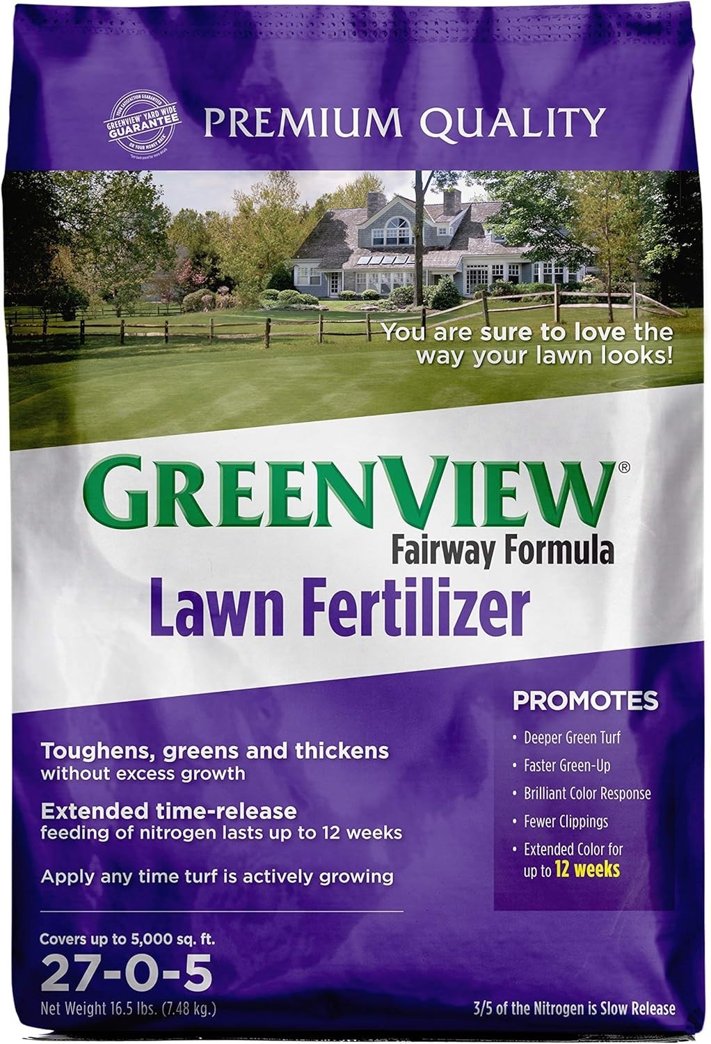 Fairway Formula Lawn Fertilizer – 16.5 lb Granules for Lush 5,000 Sq. Ft. Lawns