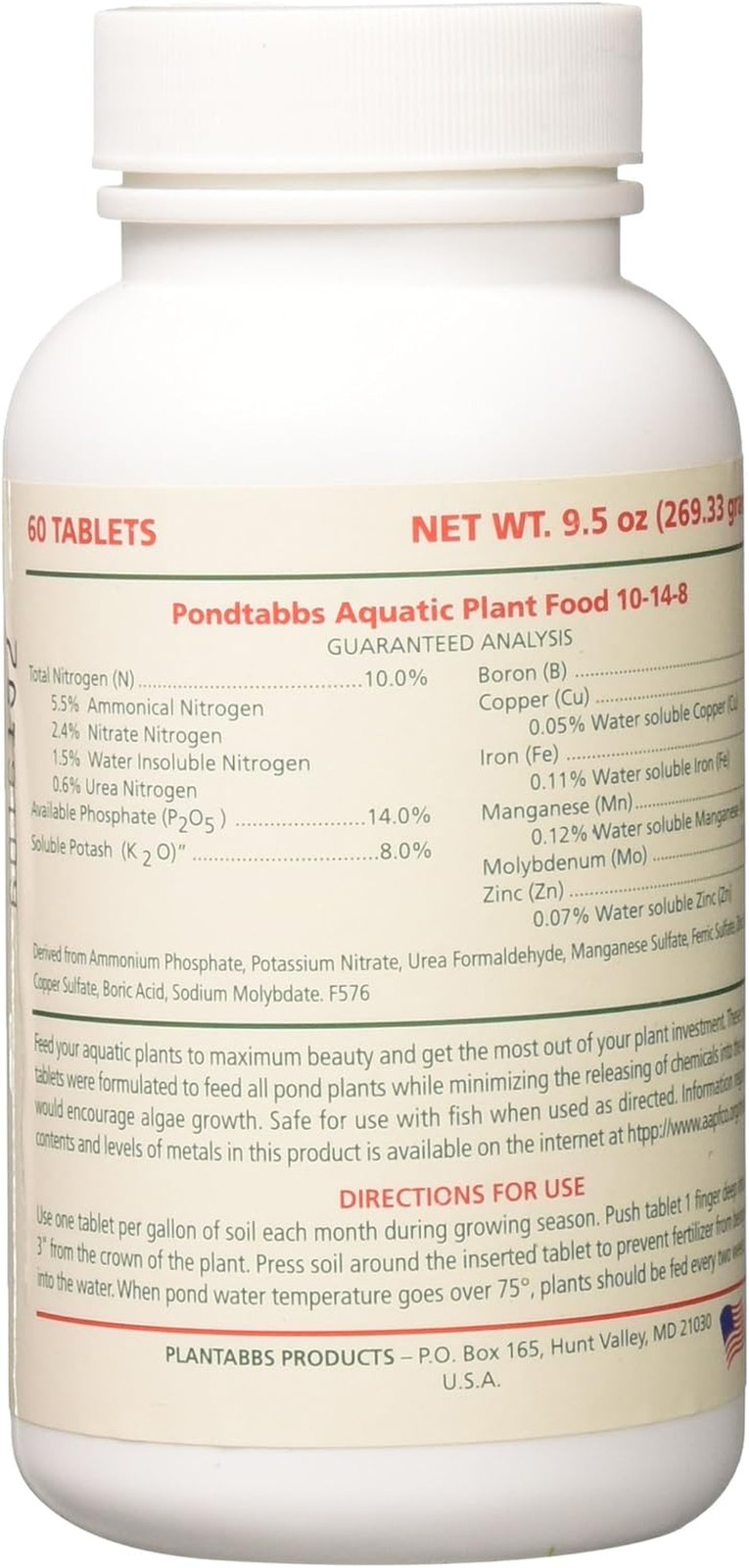 Pondtabbs 60Ct