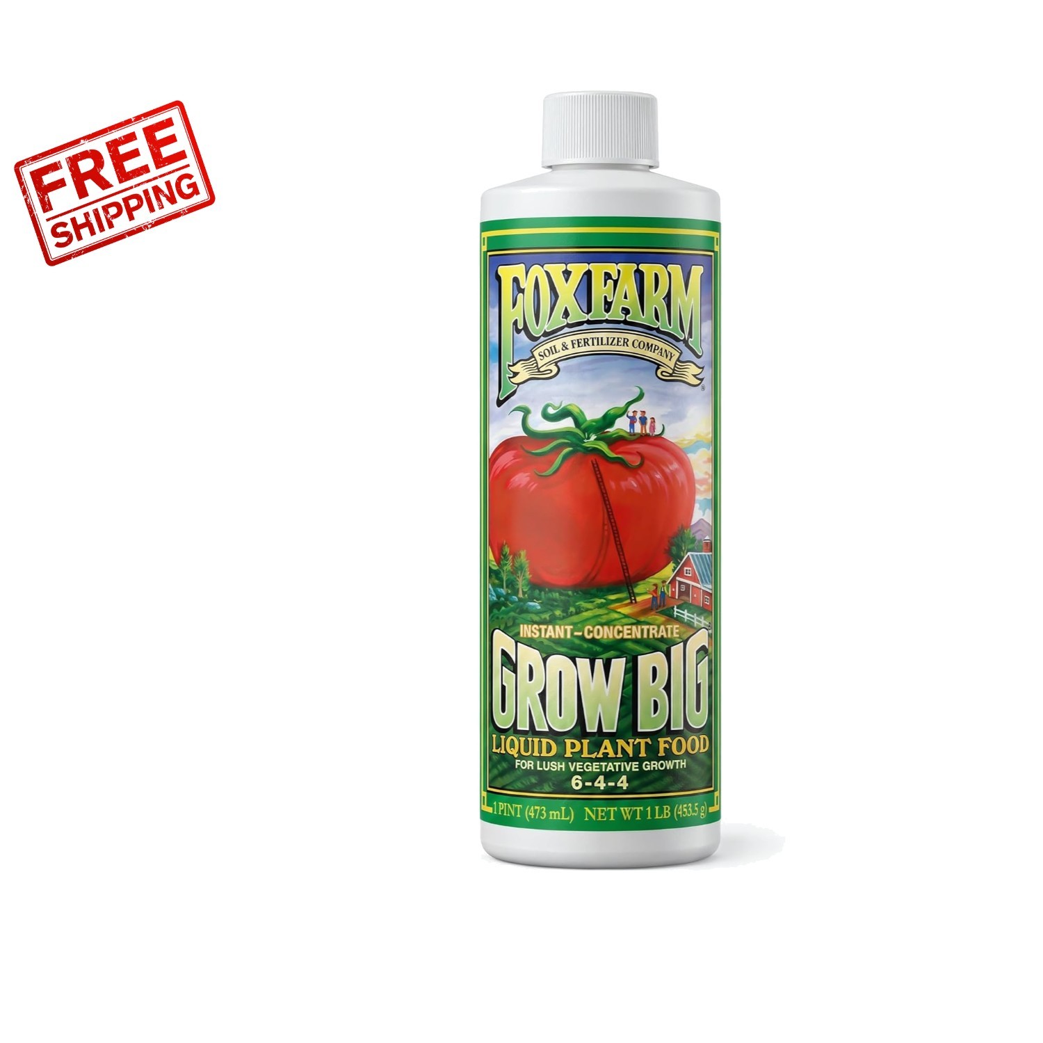 16 oz Grow Big Fertilizer for Roses & Veggies – Fast Nutrient Uptake Formula
