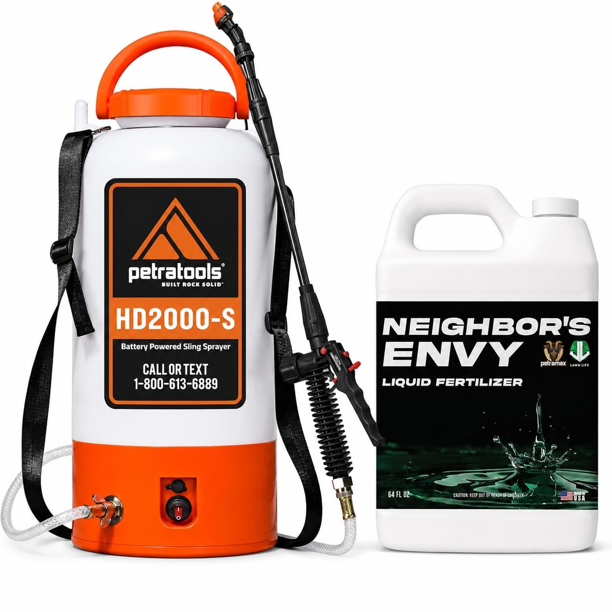 Neighbor’s Envy Grass Fertilizer Lawn & Garden 1 Gallon Covers up to 16,000