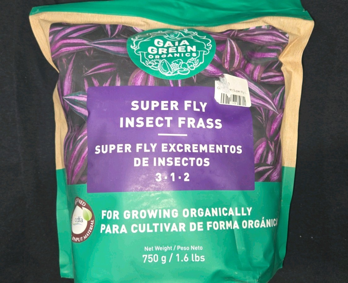 Gaia Green Organics Super Fly Insect Frass Organic Fertilizer 3-1-2 1.6 lbs