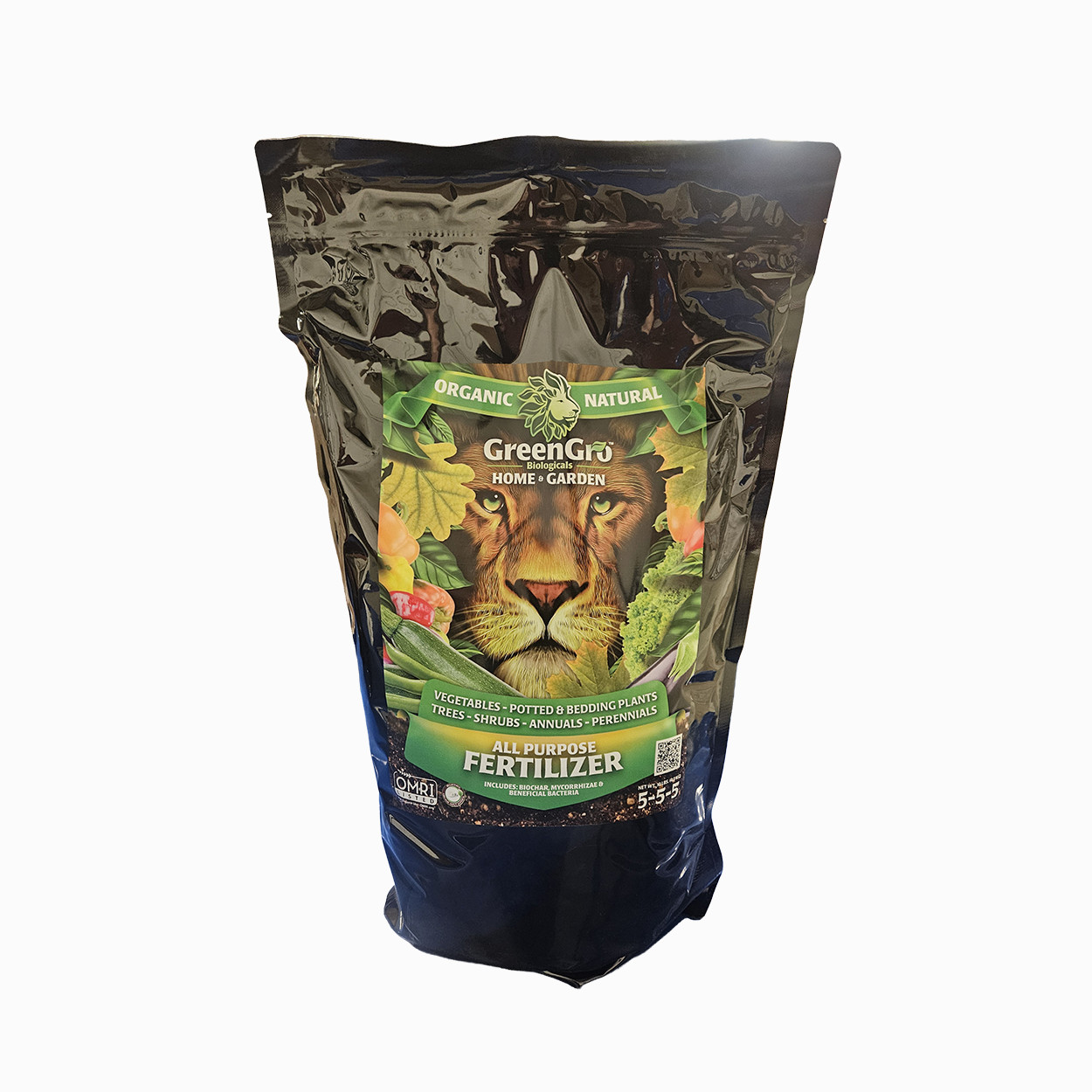 All-Purpose Fertilizer 5-5-5 OMRI Listed – 10 lb Bag by GreenGro Biologicals
