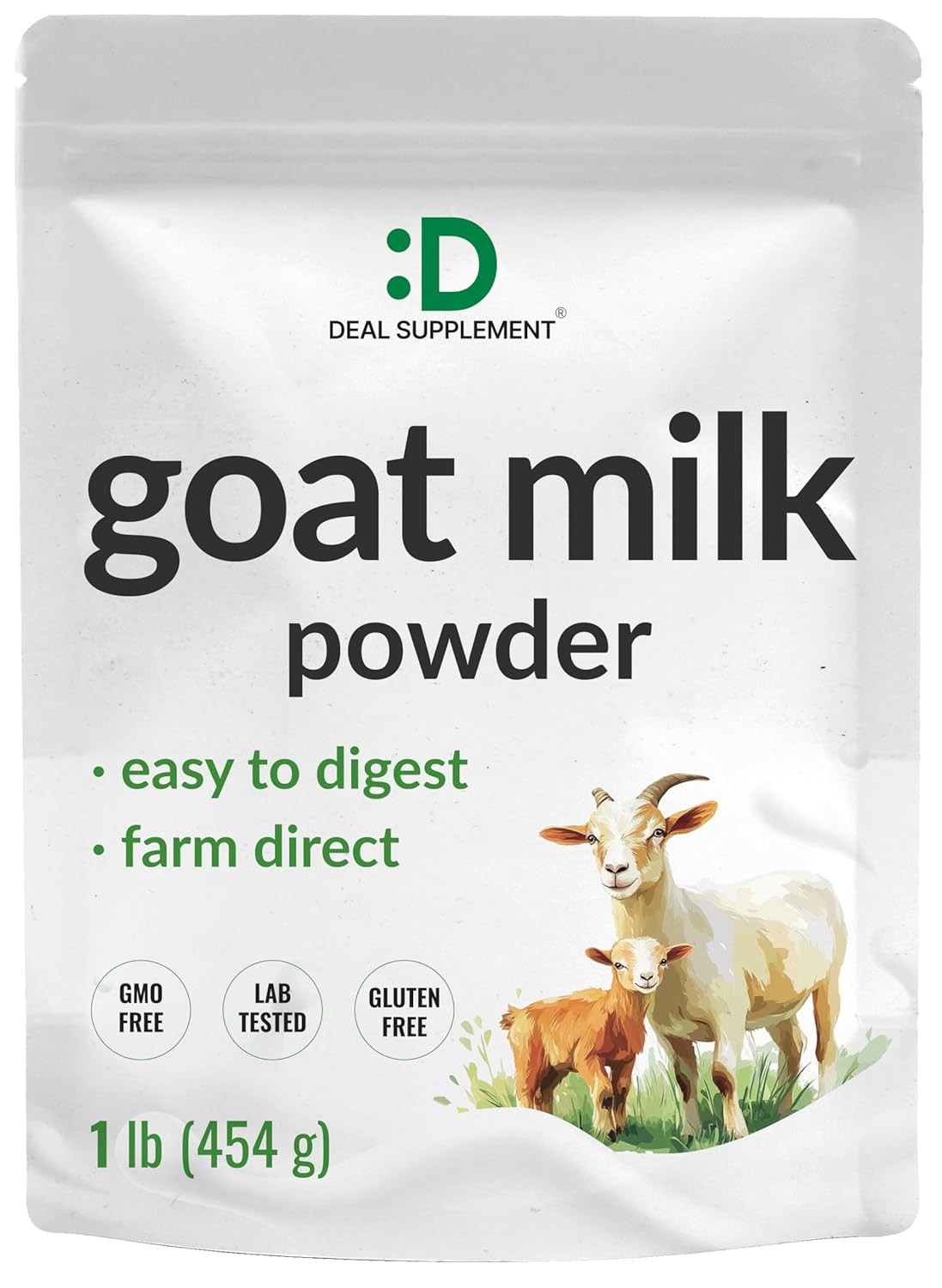 Goat Milk Powder, 1lb – Natural Grass Fed Source from Australia – Farm Direc