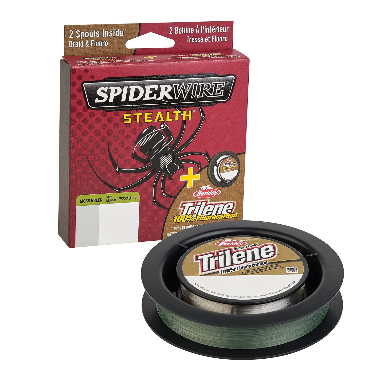 Spiderwirefishing line 8lb | 3.6kg, 125yd | 114m Moss Green/Clear