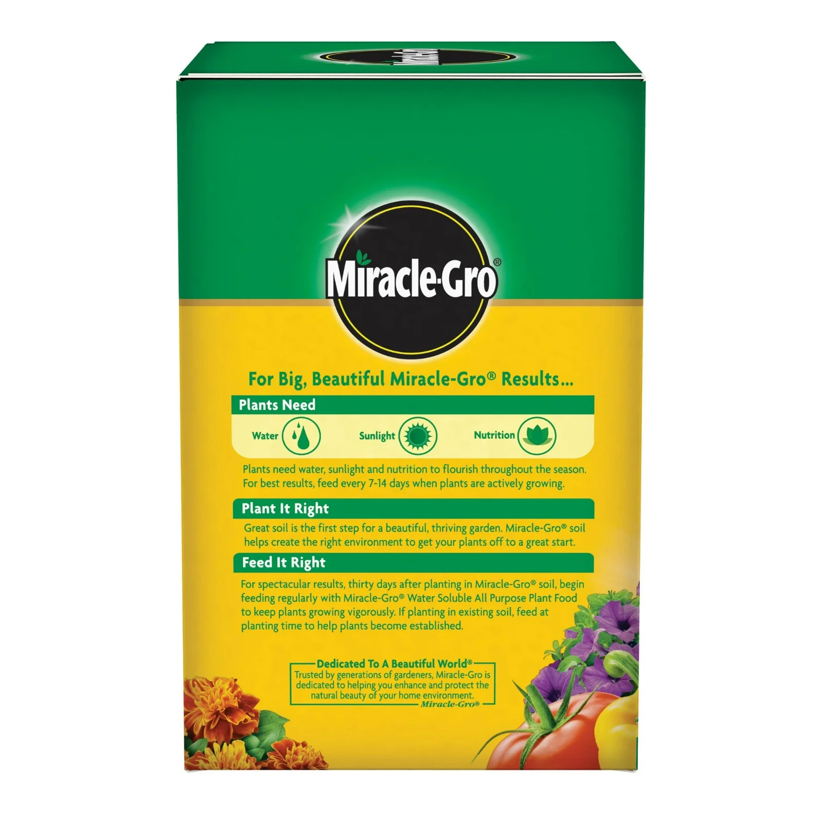 Miracle-Gro Water Soluble All Purpose Plant Food Fertilizer 1.5 lb