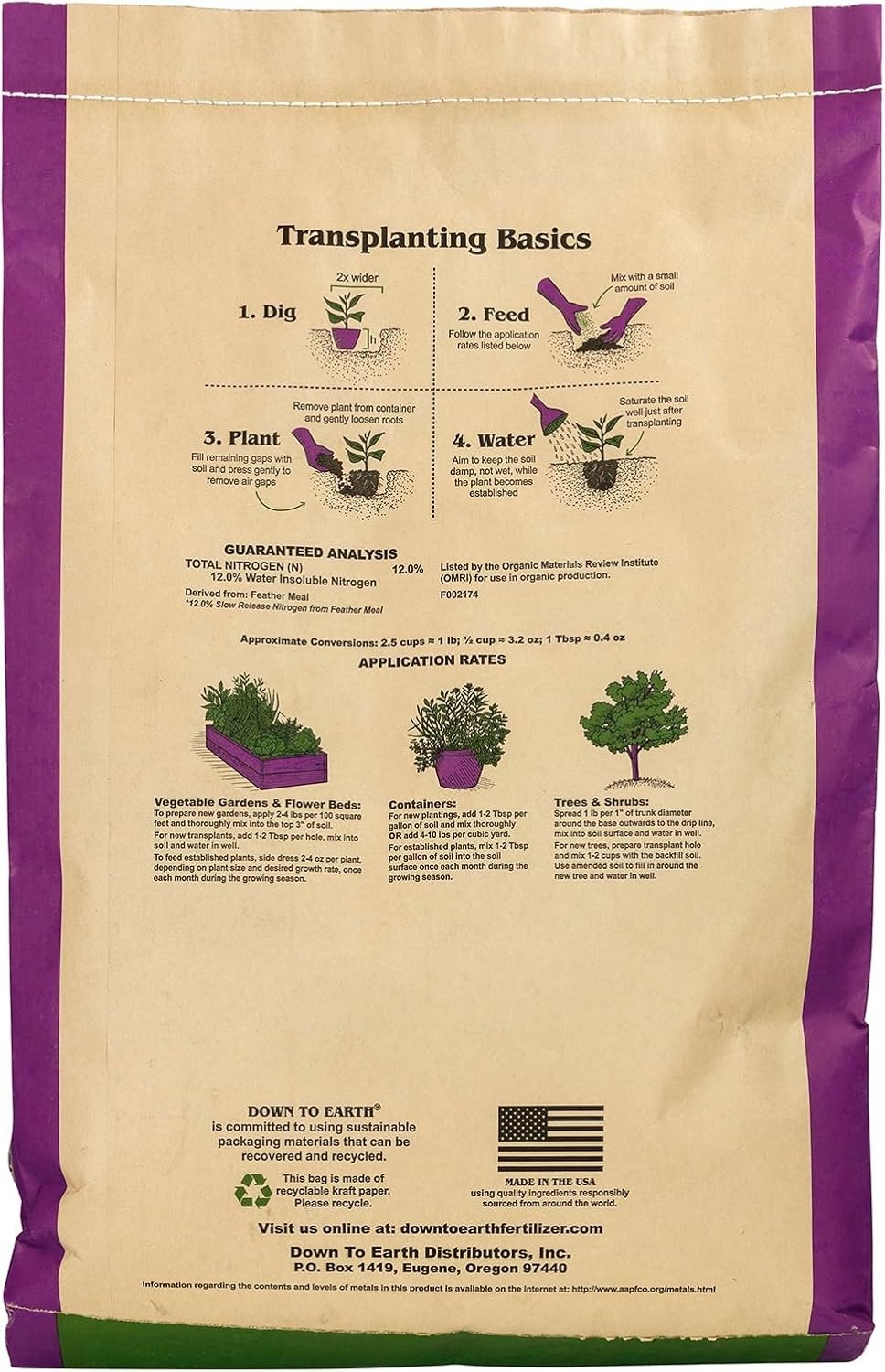 Organic 20 lb Feather Meal – Proven 12-0-0 Nitrogen Source for Lush Gardens