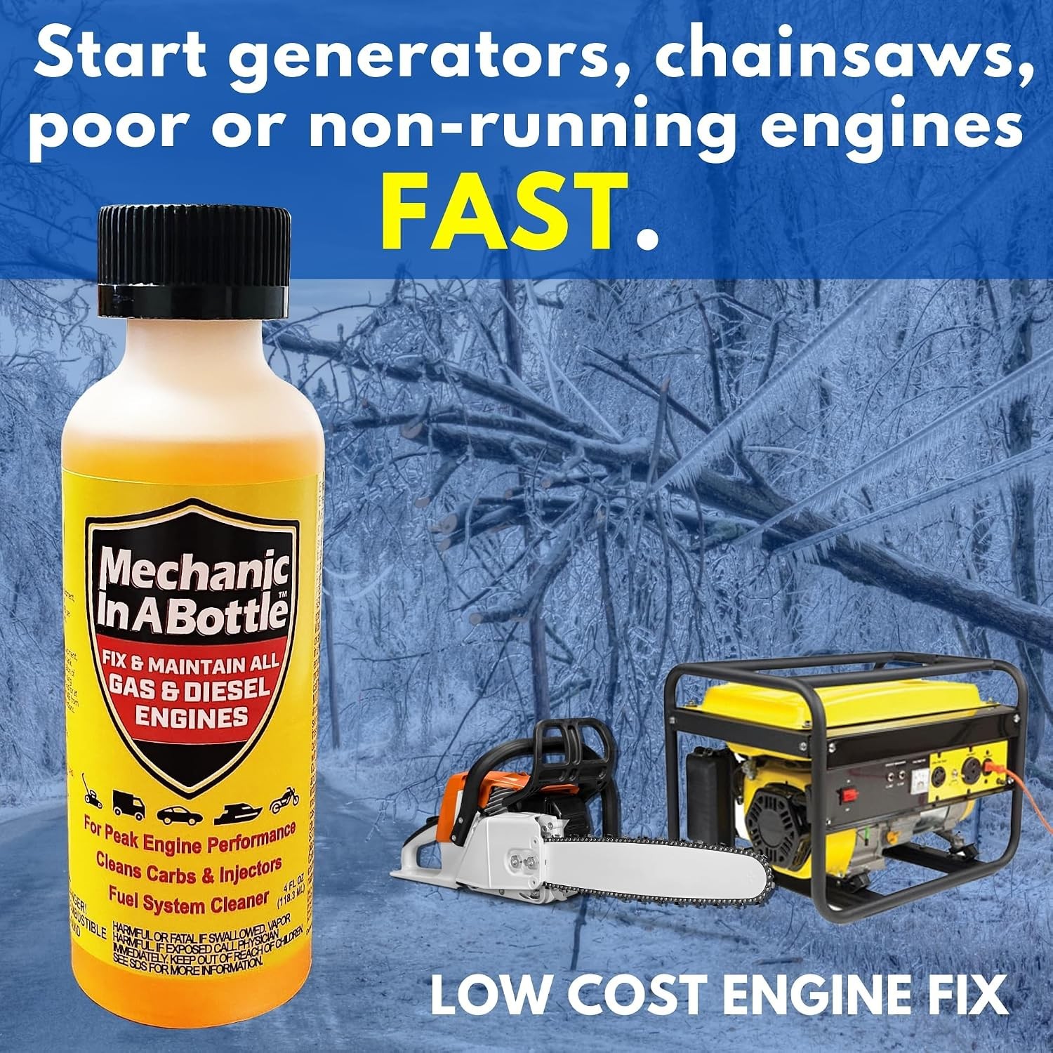 Mechanic in a Bottle Gas & Diesel Formula – 1 Gallon Jug