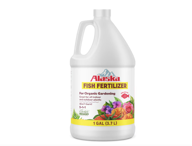 Organic Fish Emulsion Liquid Plant Food Fertilizer Concentrate 128 oz 5-1-1 NPK
