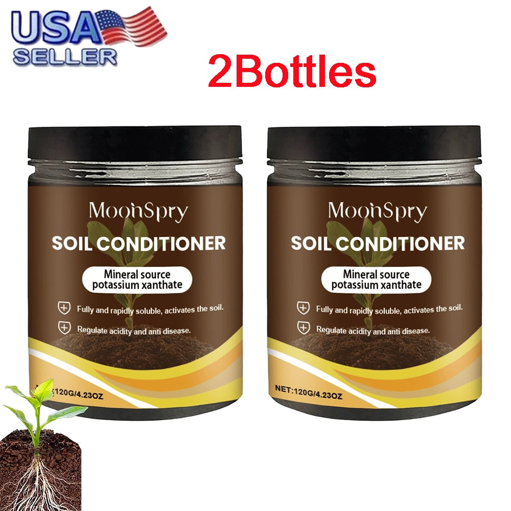 2PCS 120g Soil Activator – Soil Conditioner, Plant & Flower Fertilizer USA