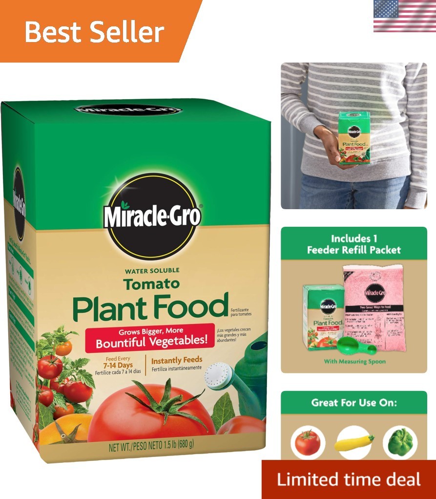 1.5 lb Safe and Effective Water Soluble Plant Food for Tomatoes & Vegetables