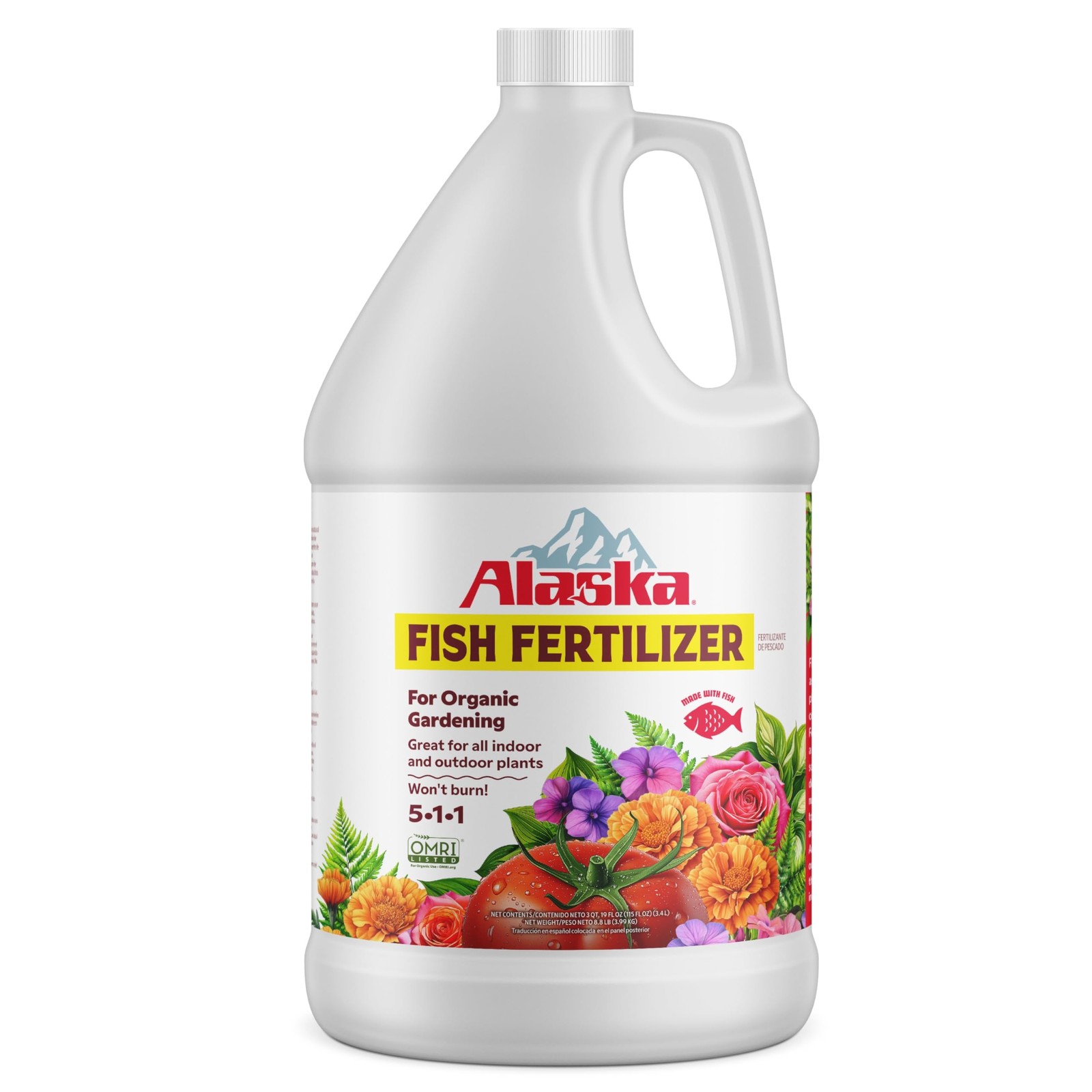 Fish Fertilizer OMRI Listed 5-1-1, 115 oz