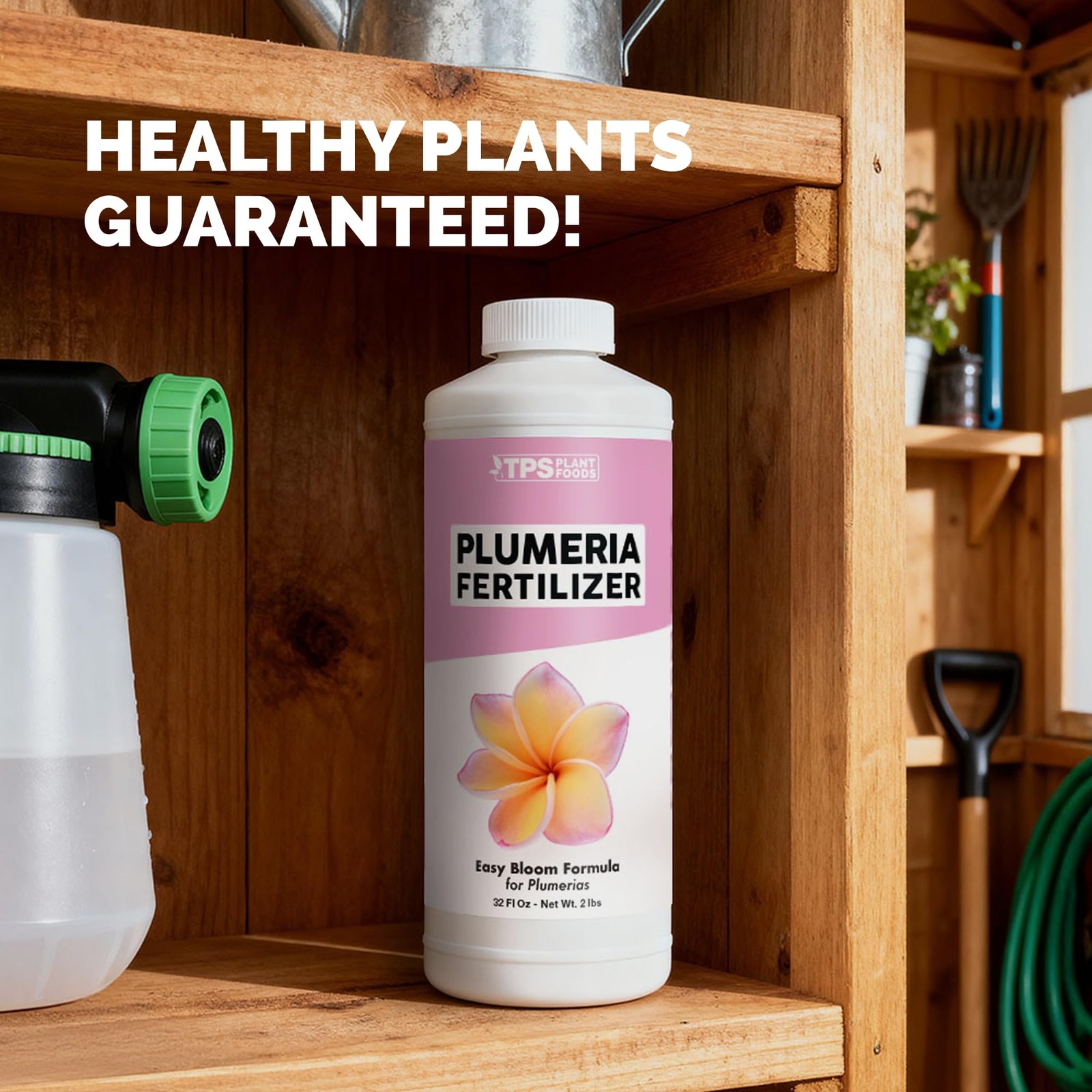 Plumeria Fertilizer – Liquid Plant Food for More Blooms, 8 oz (1/2 Pint)