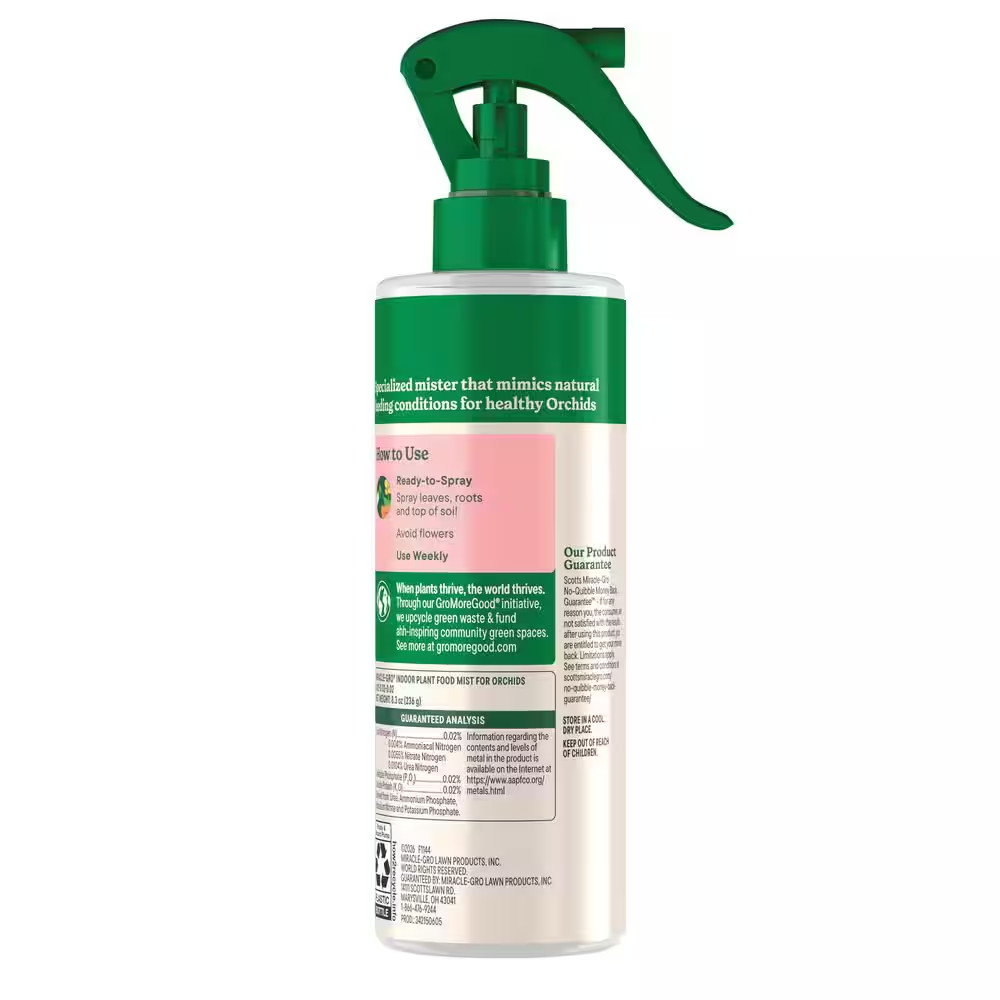 Indoor Plant Food Mist for Orchids 8 Fl. Oz. Orchid Plant Food