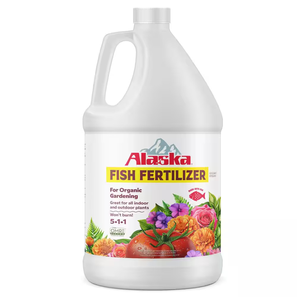 128 Oz. (1 Gal.) Organic Gardening Liquid Fish Emulsion Plant Food Fertilizer Co