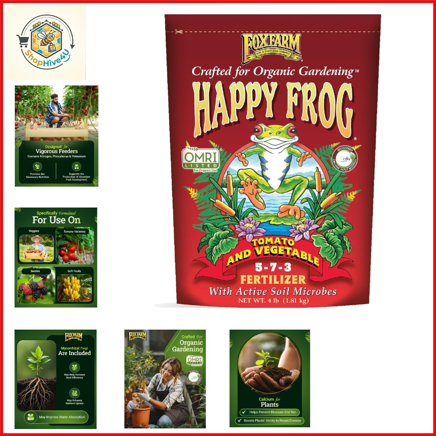 Happy Frog Tomato & Vegetable Fertilizer – Vegetable Fertilizer for Vigorous …