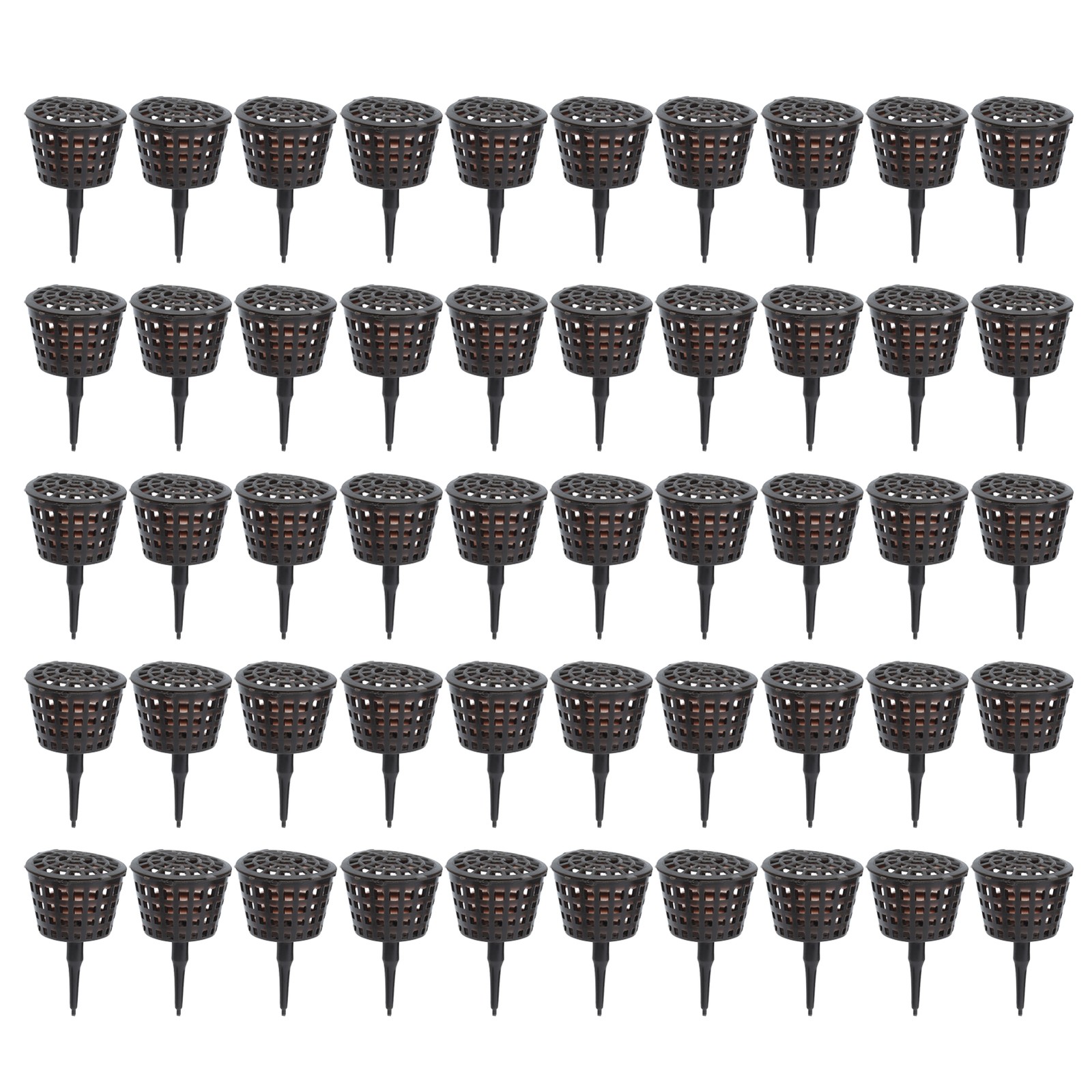 50Pcs Fertilizer Basket Plastic Sturdy Durable Planting Fertilization Box Fo CX4