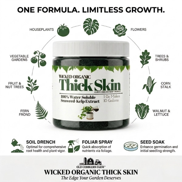 Old Cobblers Farm Wicked Organic Thick Skin Soluble Seaweed Extract Powder
