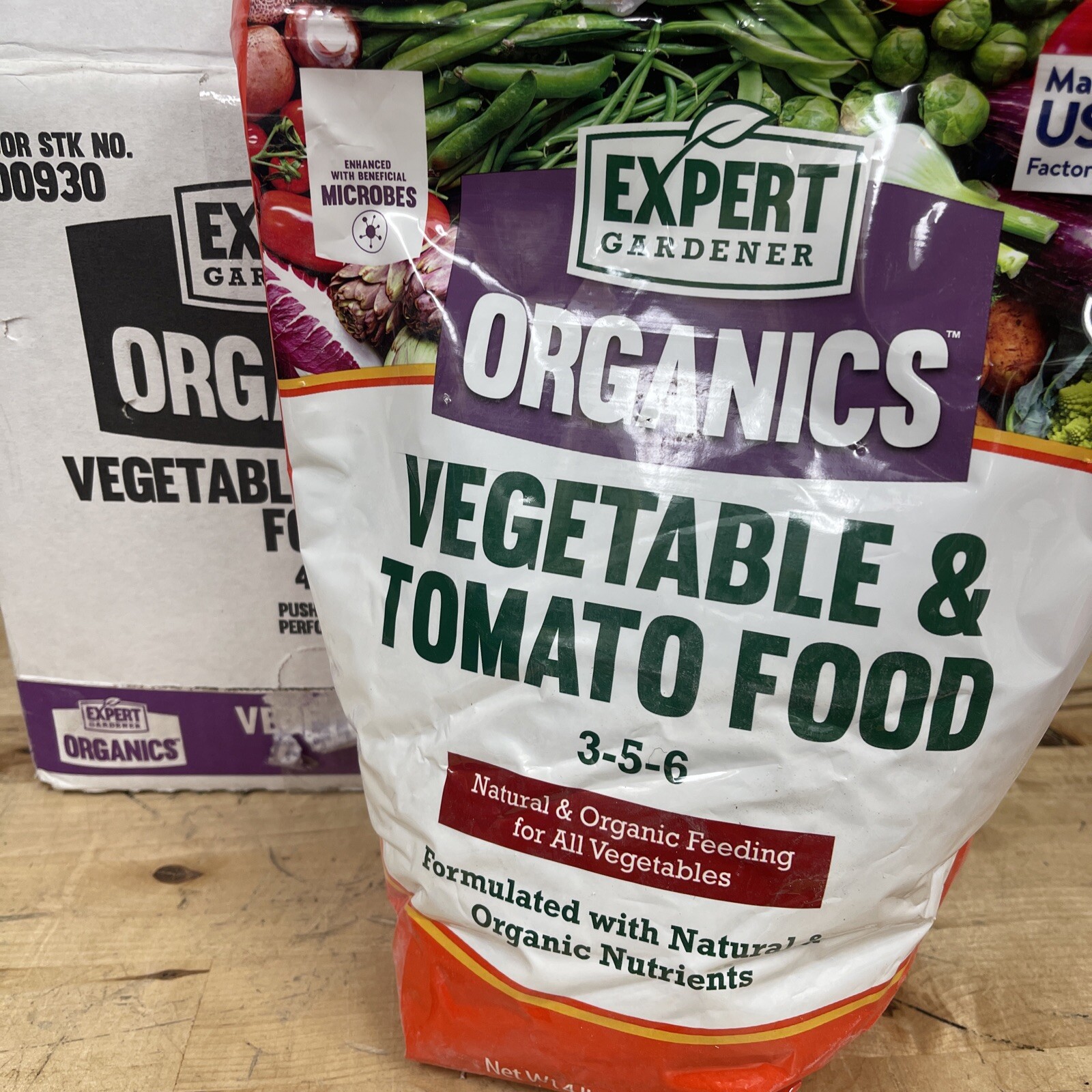 Lot Of 4 Expert Gardener Tomato & Vegetable 4lb Plant Food Fertilizer 3-5-6 New