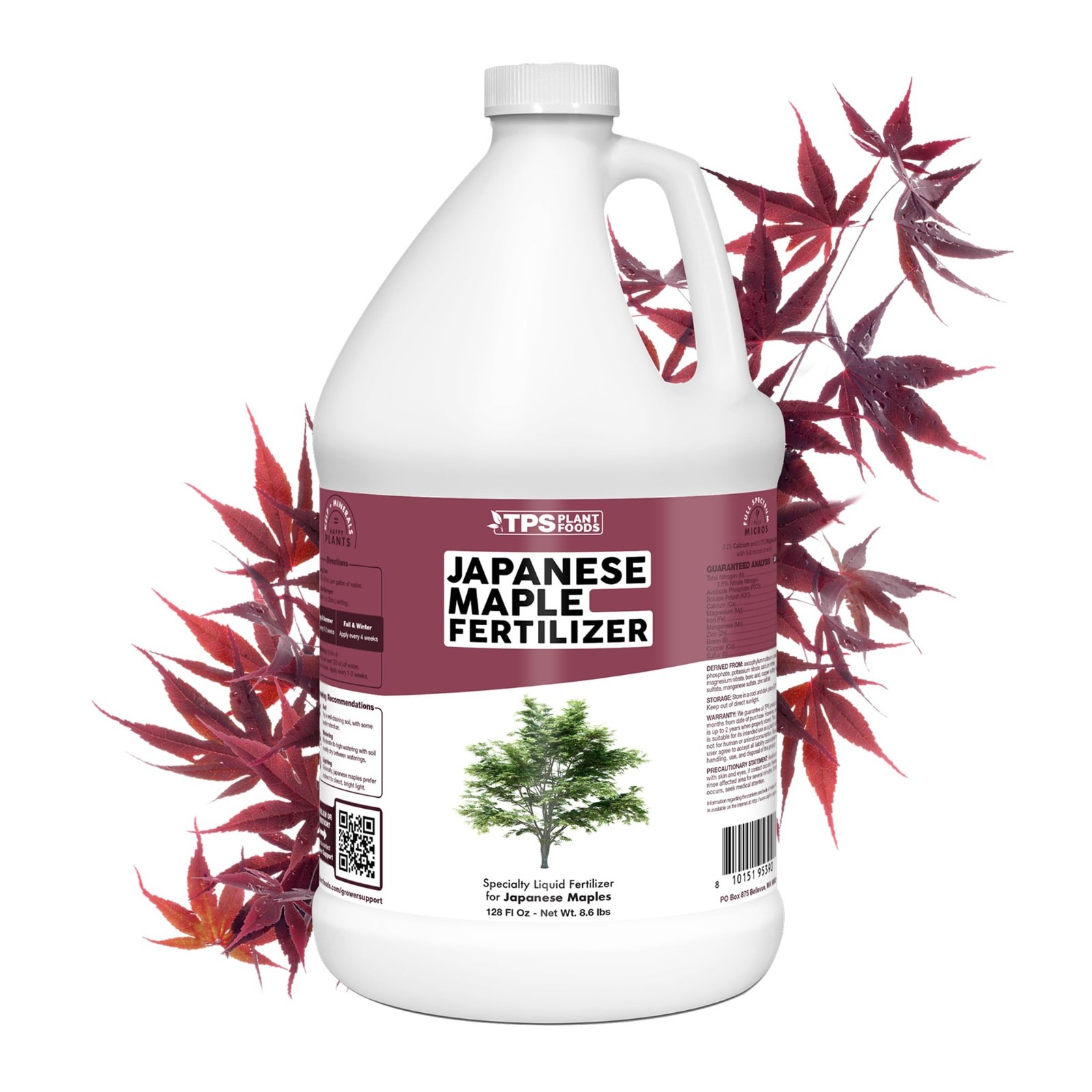 Liquid Fertilizer for Japanese Maple – Vibrant Color, Strong Roots, 1 Gallon