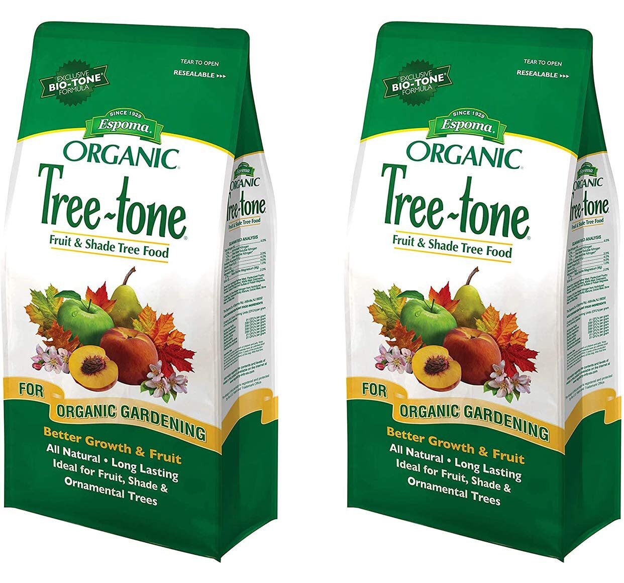 Espoma TR4 4-Pound Tree-Tone 6-3-2 Plant Food (Two Pack)