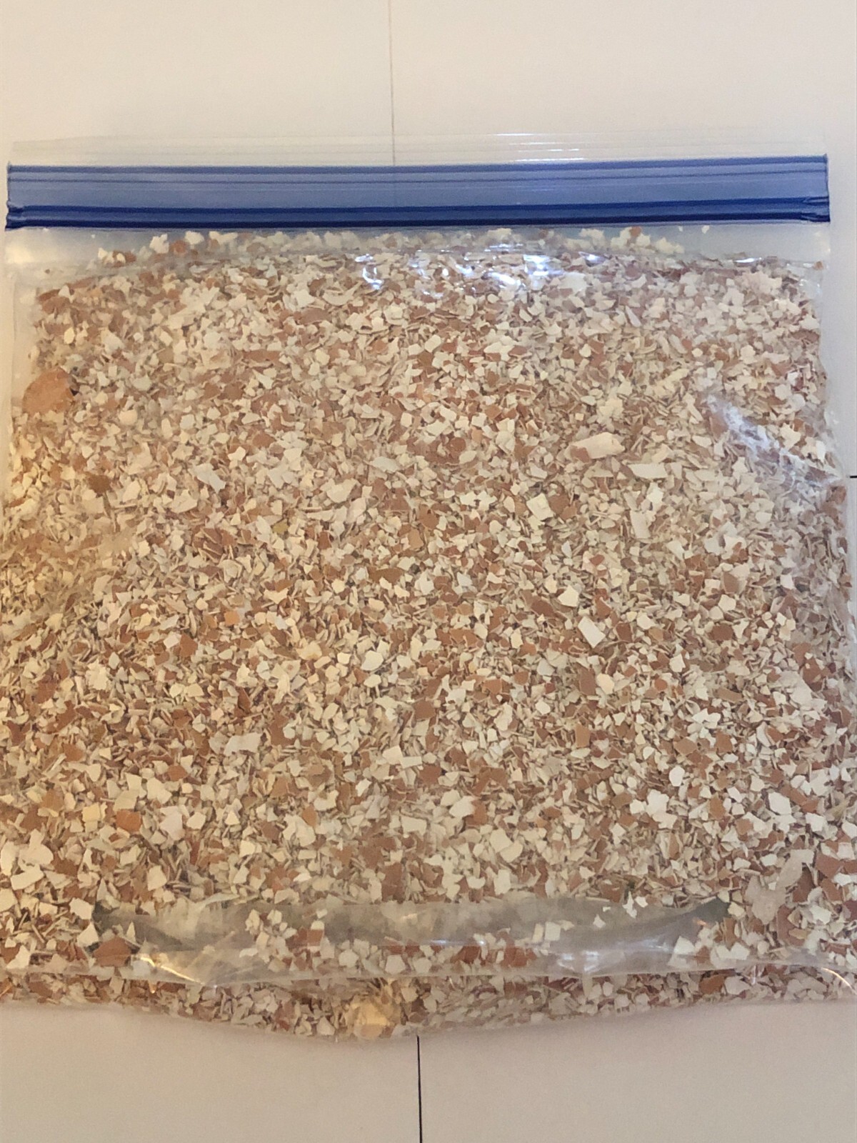 Hand Crushed Free Range Chicken Egg Shells – 1 Pound Bag. Calcium + Iron