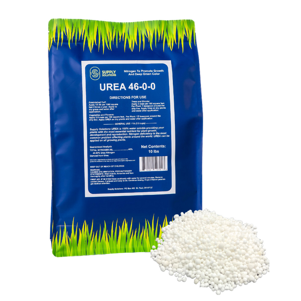Urea 46-0-0 Nitrogen Fertilizer – Bloom Booster for Flowers and Fruits – 10 Lbs