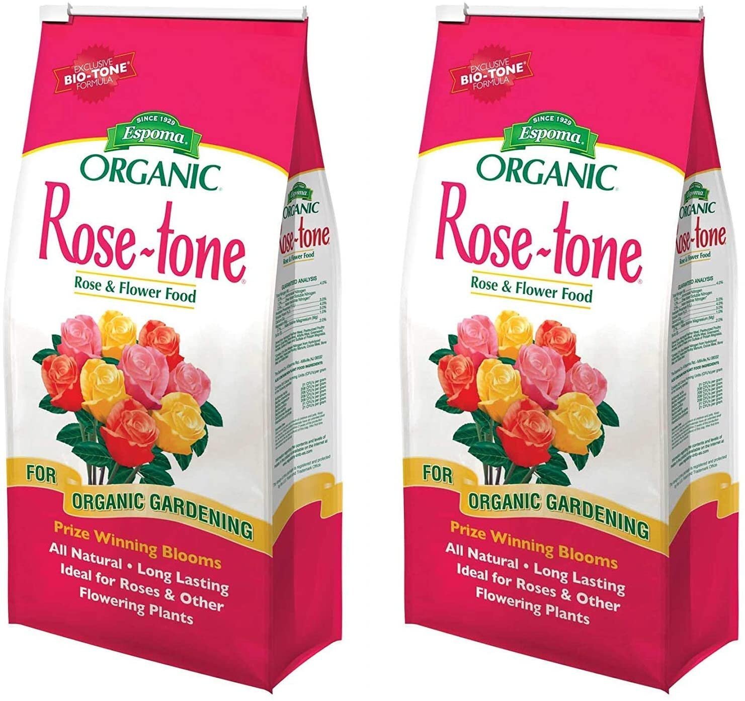 Espoma RT8 8-Pound Rose-Tone Plant Food (Тwo Рack)