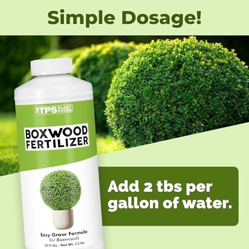 Liquid Boxwood Fertilizer – Plant Food for Lush Growth, Green Foliage & Strong R