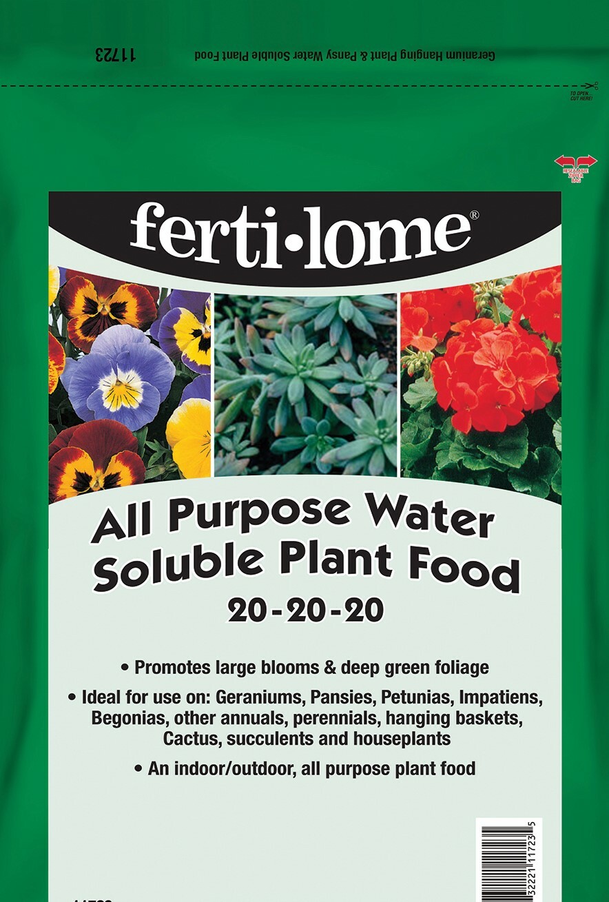 Fertilome All Purpose Water Soluble Plant Food 3 lb fertilizer 20-20-20