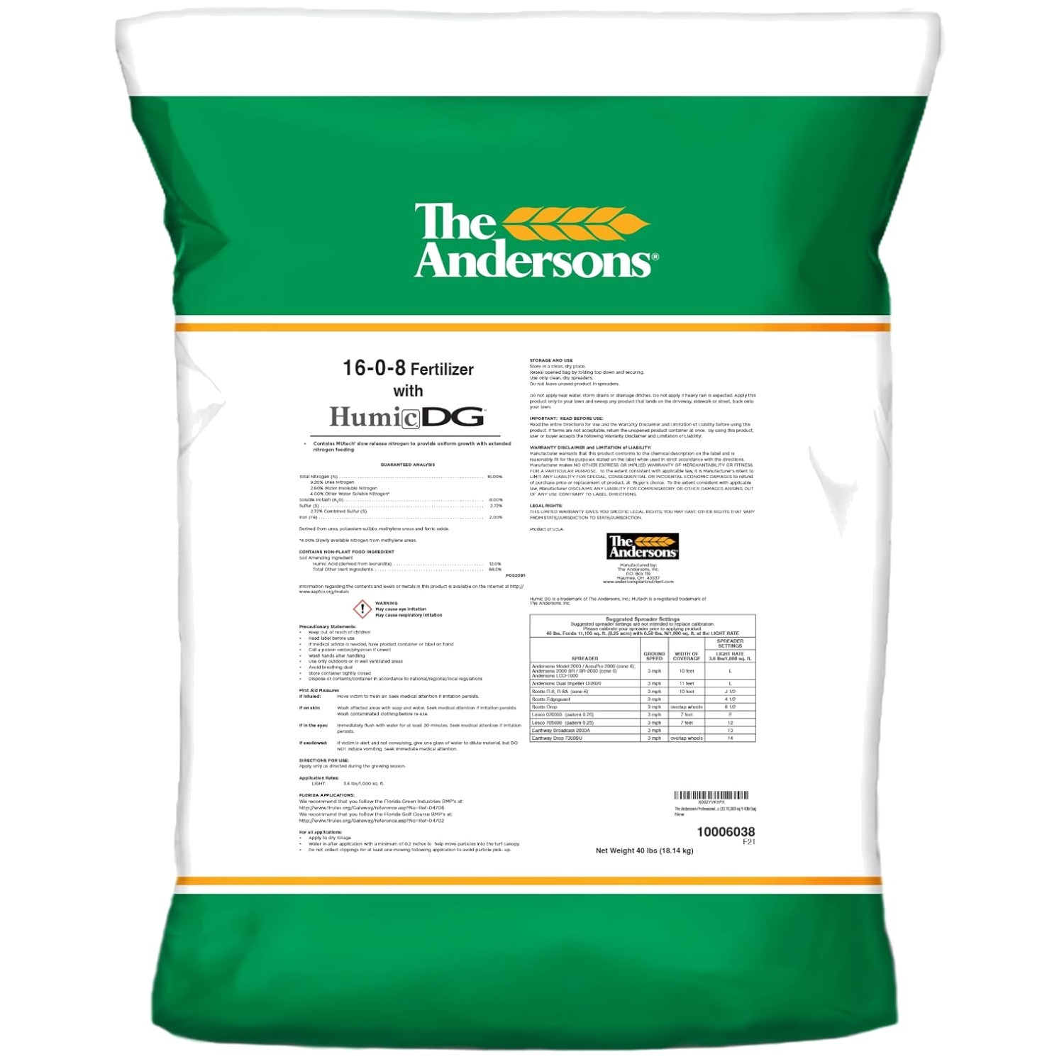 Professional PGF 16-0-8 Fertilizer 40lb Bag