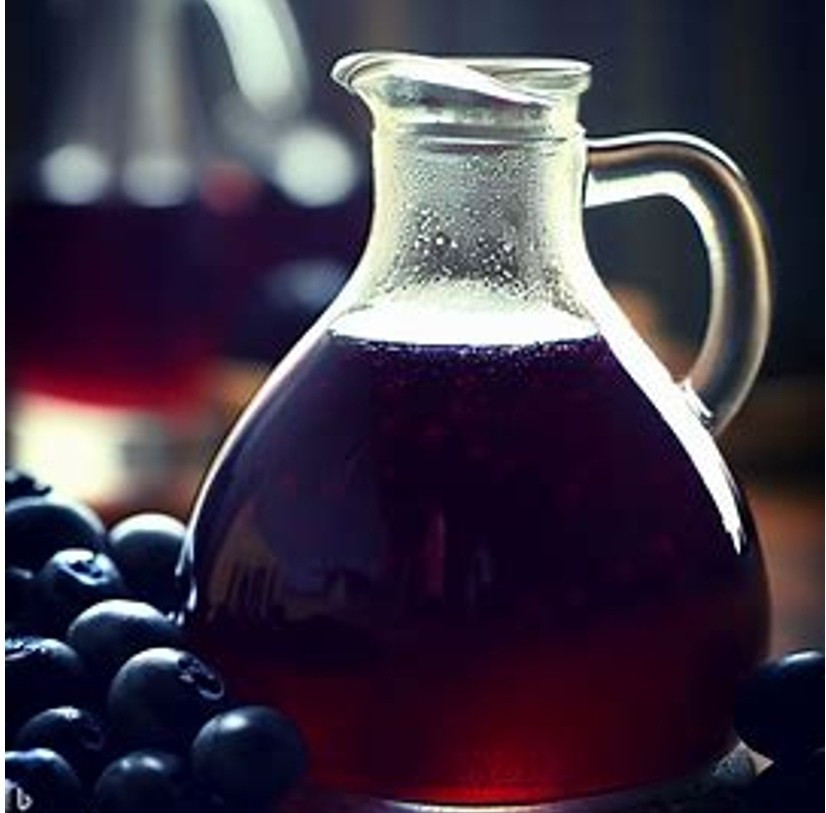 Live Blueberry Vinegar with the “Mother” as Fertilizer & Food Additive 2 L/68 oz