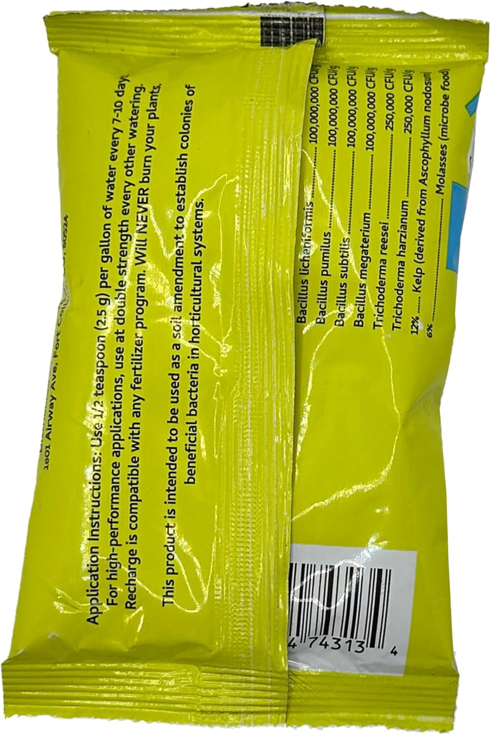 Real Growers Recharge – Soil Microbe Superpack Natural Plant Growth Stimulant