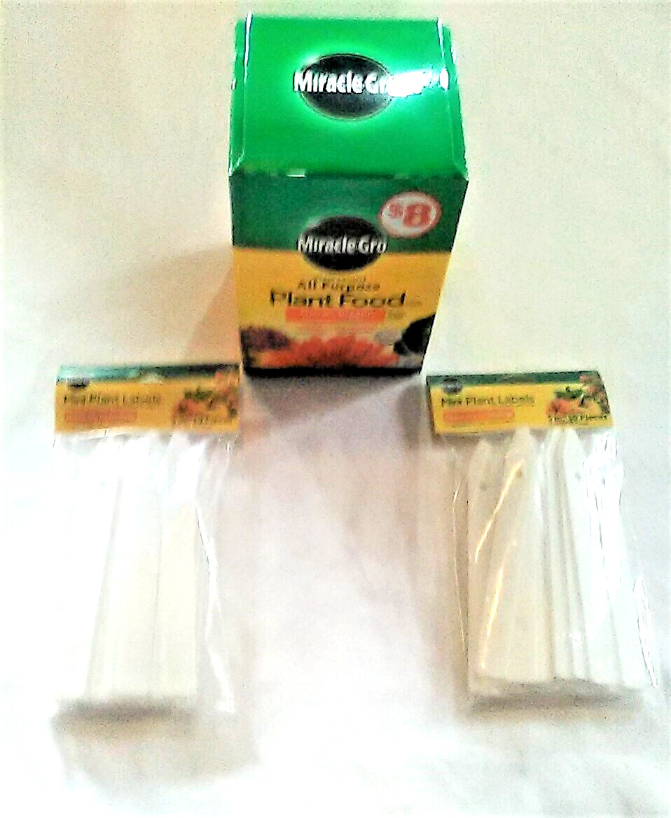 Miracle-Gro All Purpose Plant Food 1.5 lb + 2 pkgs.Miracle-Gro Mini Plant Labels
