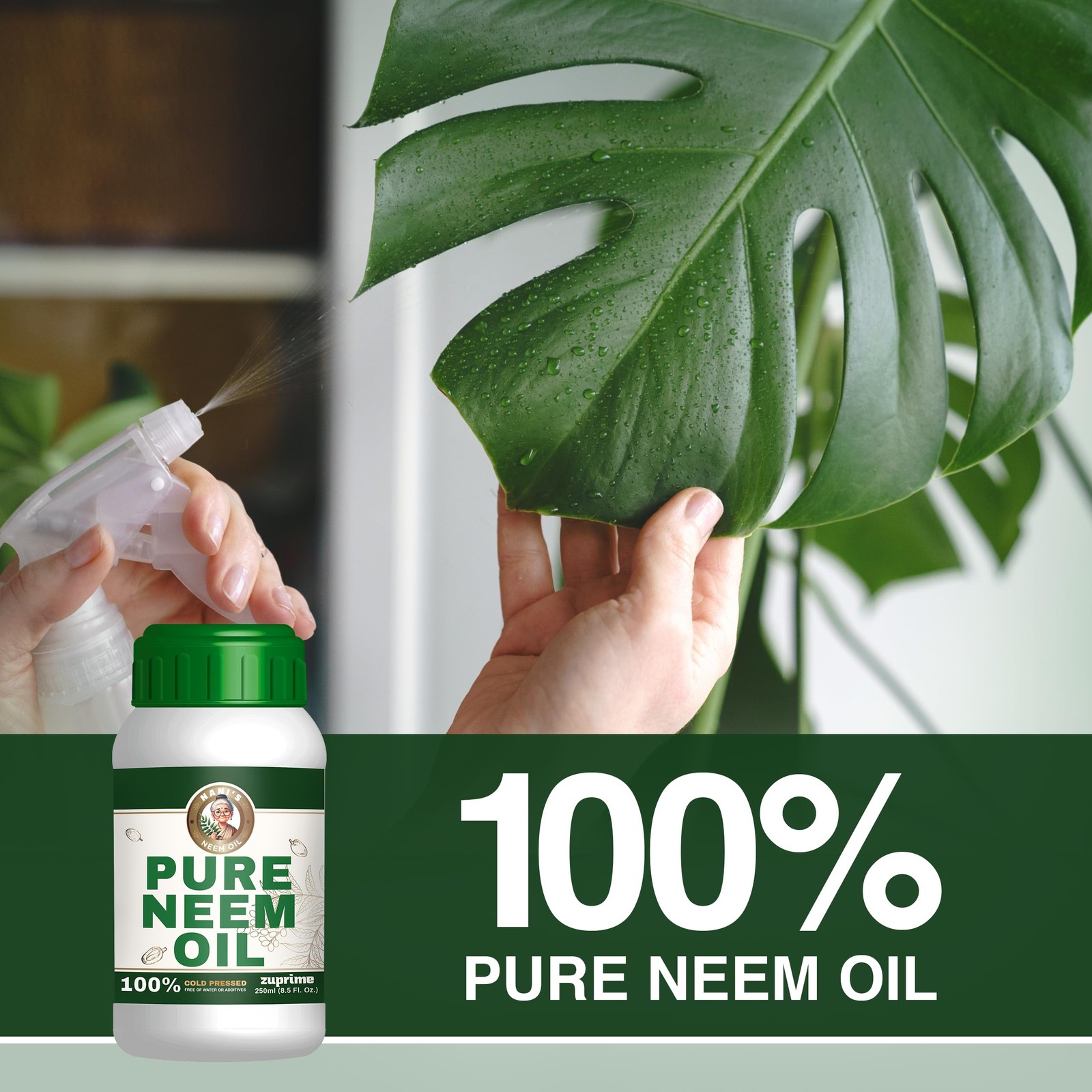 Nani’s Pure Neem Oil for Plants Concentrate Dilute for Use as Organic Neem O…