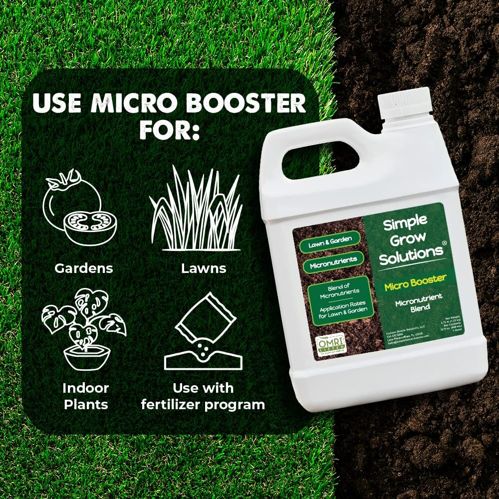 Organic Micronutrient Booster- Complete Plant & Turf Nutrients- Simple Grow S…