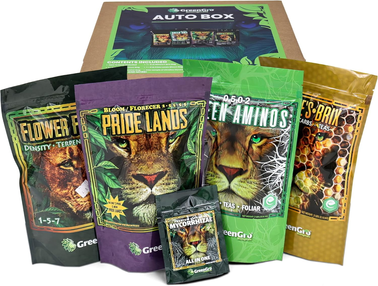 Auto Box, Organic Fertilizer Starter Kit for Indoor and Outdoor Plants, All-Natu