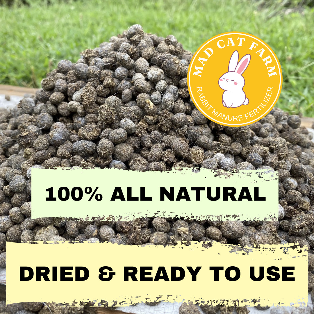 Rabbit Manure Fertilizer Pellets – 5 lb Bag