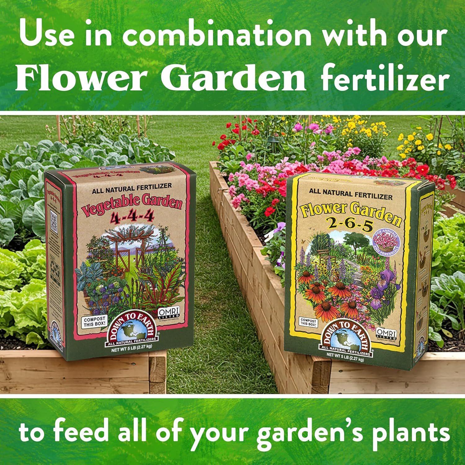 Organic Vegetable Garden – Plant Food for Vegetables, Herbs, Greens and Raised B