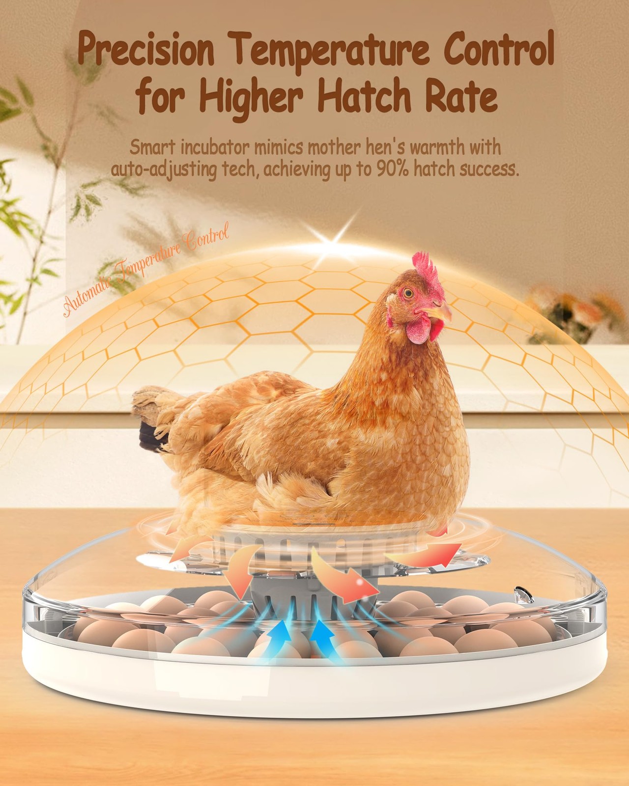 Wonegg Incubators For Hatching Eggs Automatic Egg Turning Auto Temperature