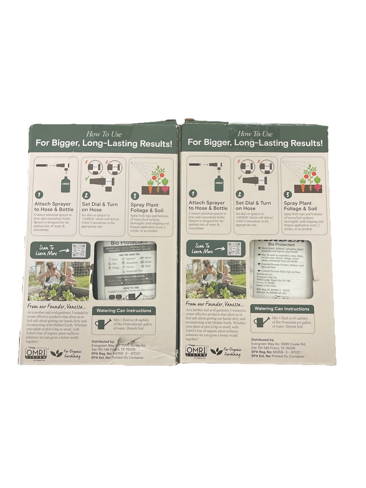 Arber Organic Fruit & Veggie 3-in-1 Boost and Ready to Spray Care Fertilizer 8oz