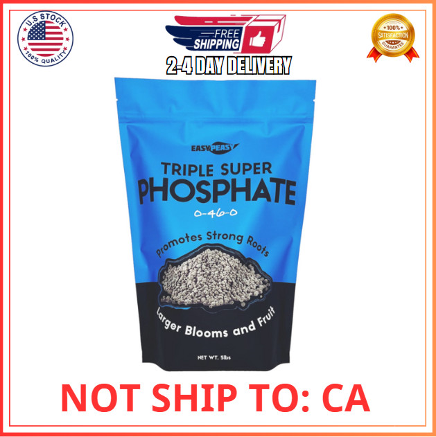 TRIPLE SUPER PHOSPHATE FERTILIZER 0-46-0 | Phosphorus Fertilizer for Gardens, La