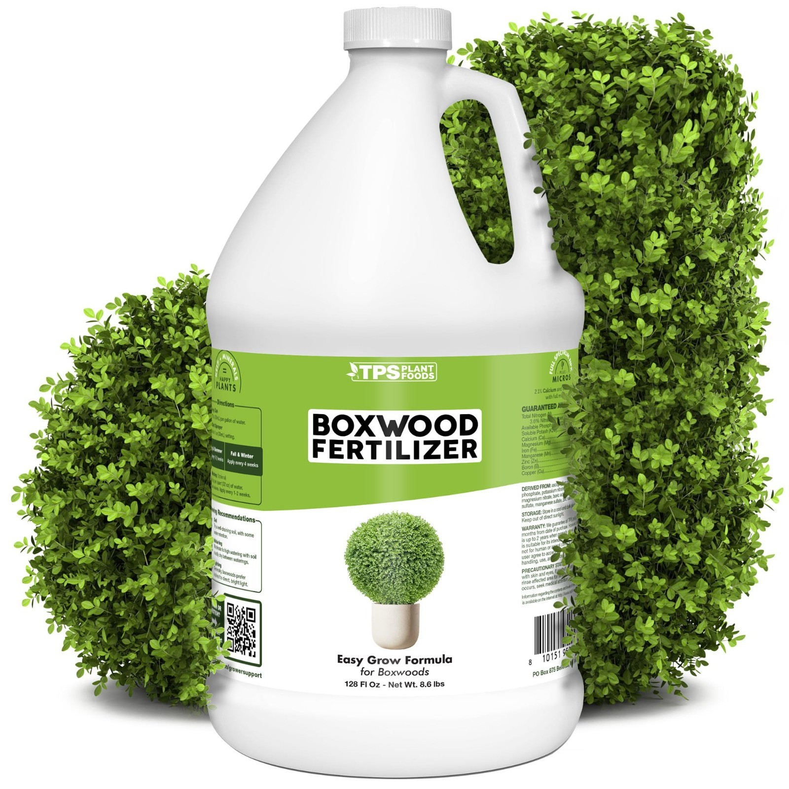 Liquid Boxwood Fertilizer – Plant Food for Lush Growth, Green Foliage & Strong R