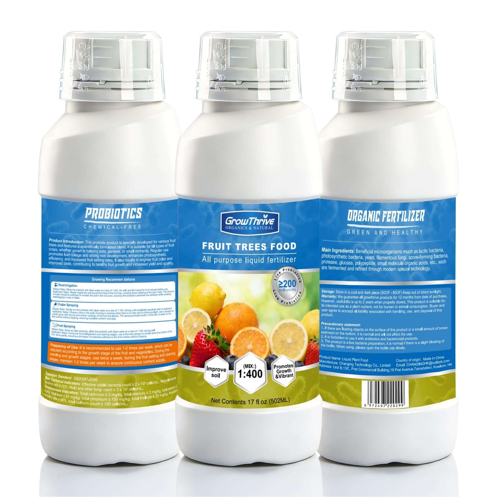 Fruit Tree Fertilizer – Liquid Plant Food for All Fruit Trees, Supports Lush …