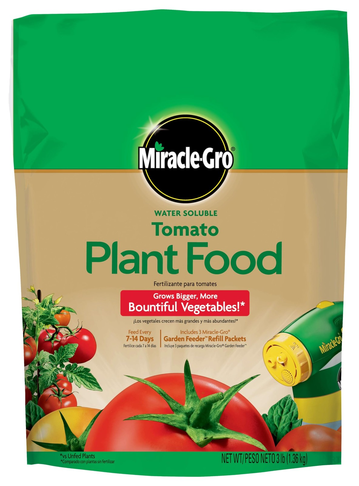 Miracle-Gro Water Soluble Tomato Plant Food, 3 lb. 3