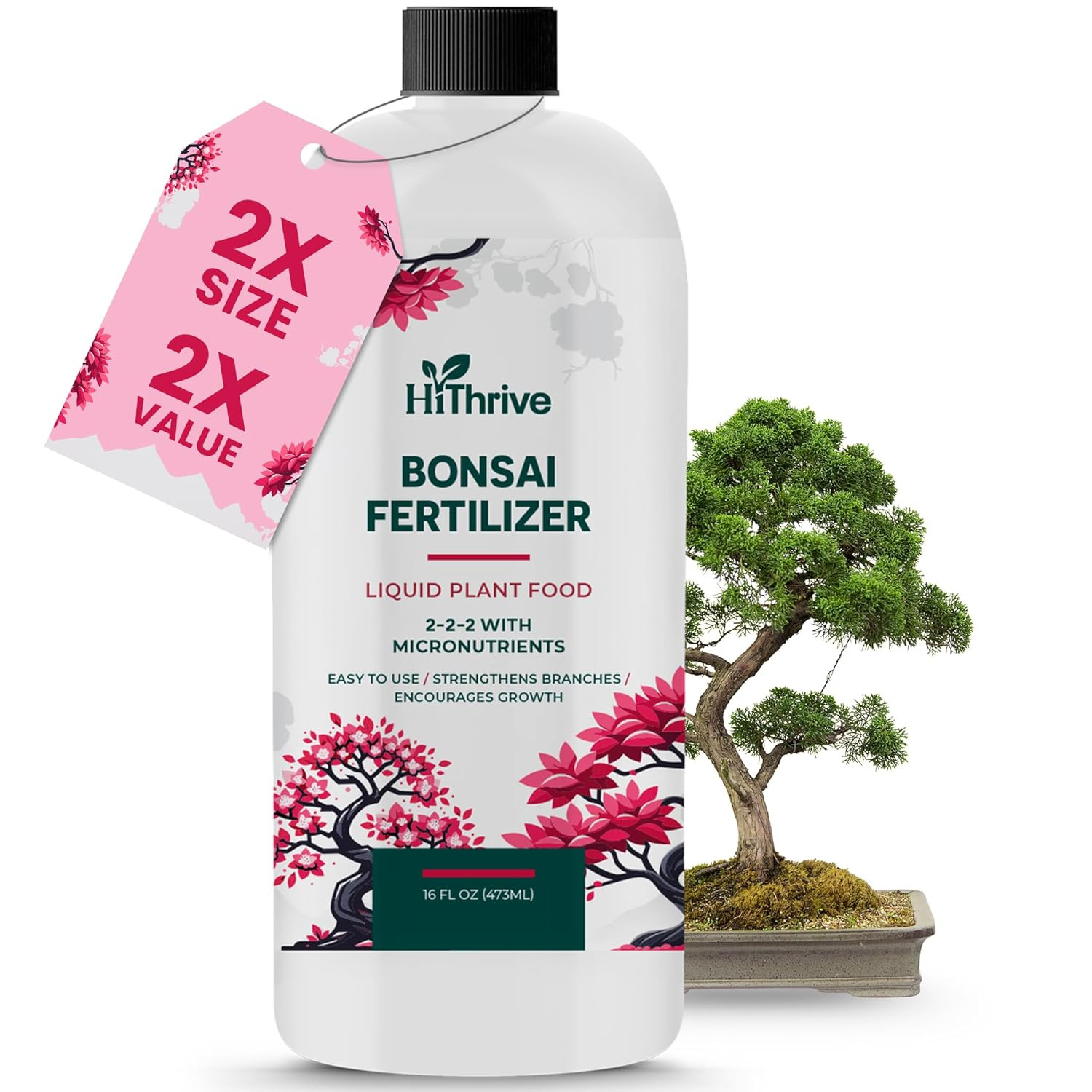 16oz Bonsai Tree Live Liquid Plant Food – Makes 32 Gallons of Bonsai Fertilizer