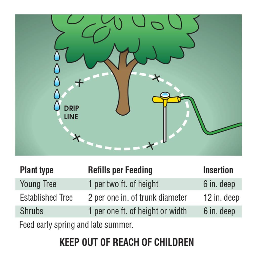 Ross Root Feeder Refills 36 Count Easy Use Fertilizer For Trees And Shrubs 25…