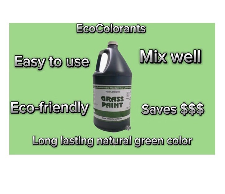 GREEN GRASS DYE LAWN PAINT. ONE GALLON FREE SHIPPING-GREAT PRODUCT!