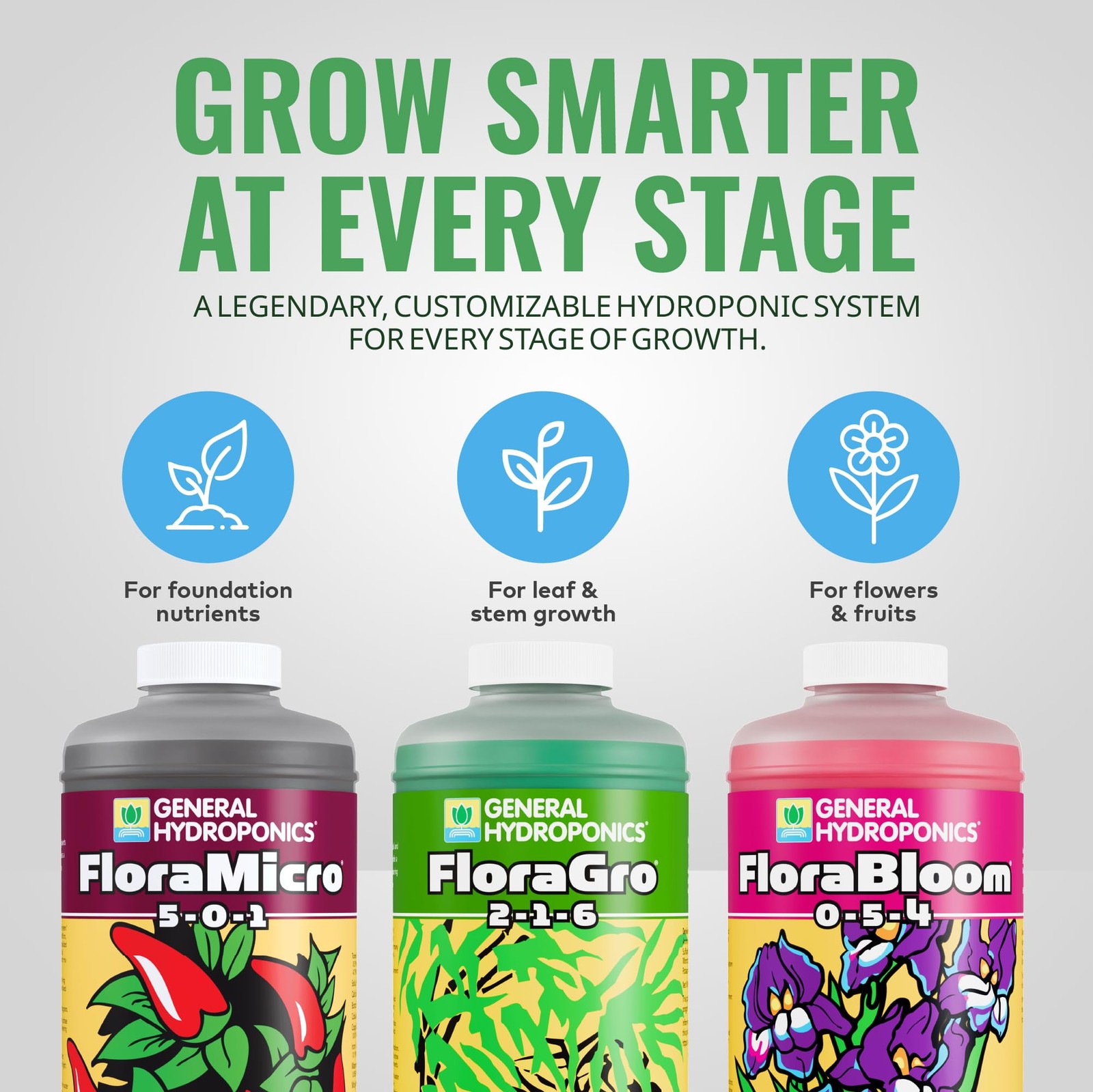Plant Nutrients Hydroponic Grow Food 2 1 6 Structural Foliar 1 Quart